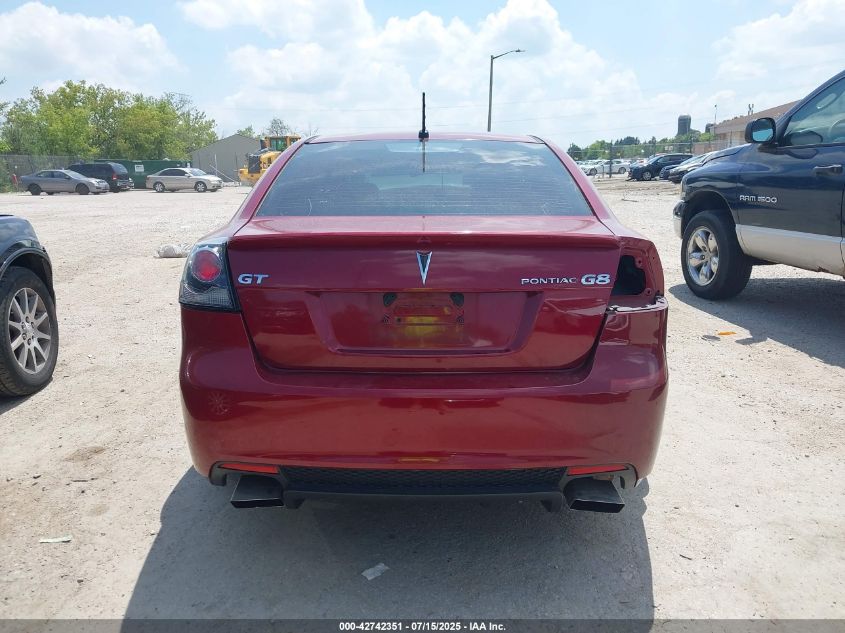 2009 Pontiac G8 Gt VIN: 6G2EC57Y49L181256 Lot: 42742351