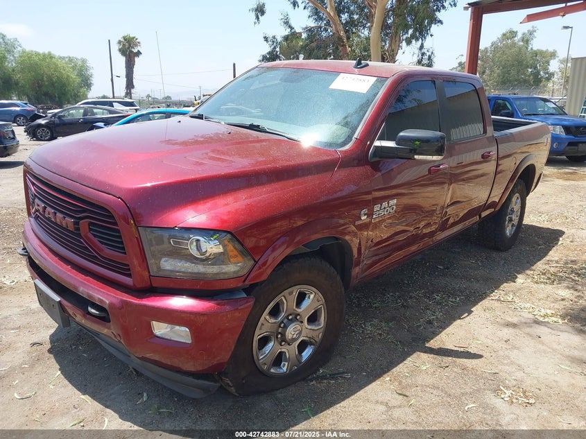 Vin: 3c6ur5fl6jg405886, lot: 43236157, ram 2500 laramie  4x4 6'4 box 20182
