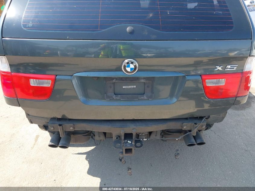 2006 BMW X5 4.4I VIN: 5UXFB53536LV27092 Lot: 42743034