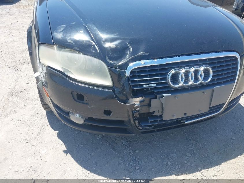 2007 Audi A4 2.0T VIN: WAUDF78E87A011161 Lot: 42743384