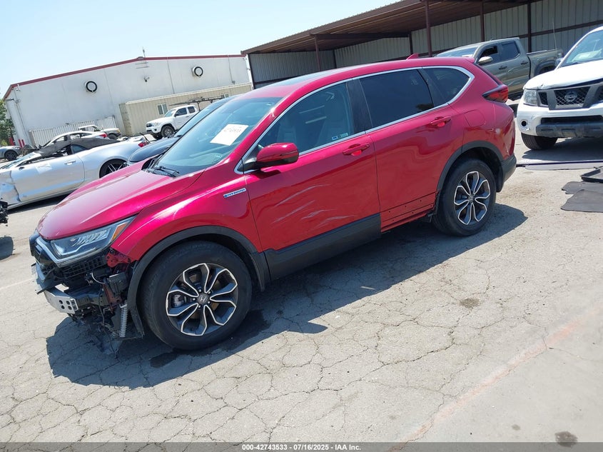 VIN 7FART6H51ME032193 2021 HONDA CR-V HYBRID EX