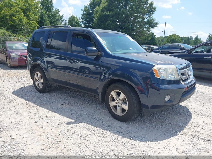 5FNYF3H50BB037380 2011 Honda Pilot Ex-L auction photo 1