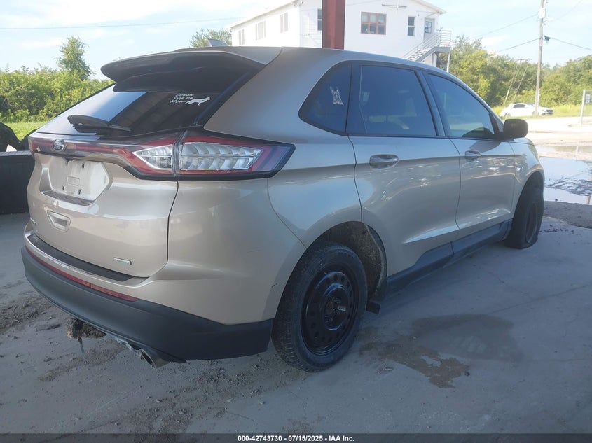 2017 Ford Edge 2.0 SE Gold Lot 111042743730 Vin 2FMPK3G95HBB02463