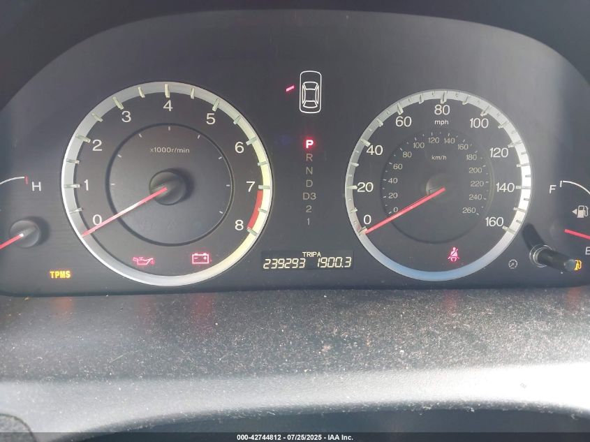 2009 Honda Accord 2.4 Ex-L VIN: 1HGCP26809A109925 Lot: 42744812