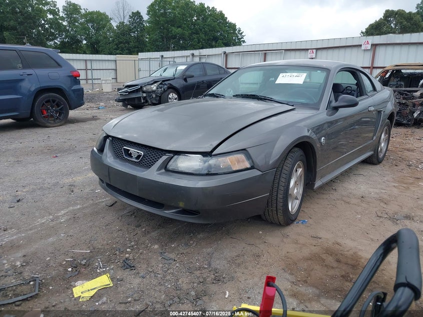 2004 Ford Mustang grey coupe gasoline 1FAFP40624F161301 photo #3