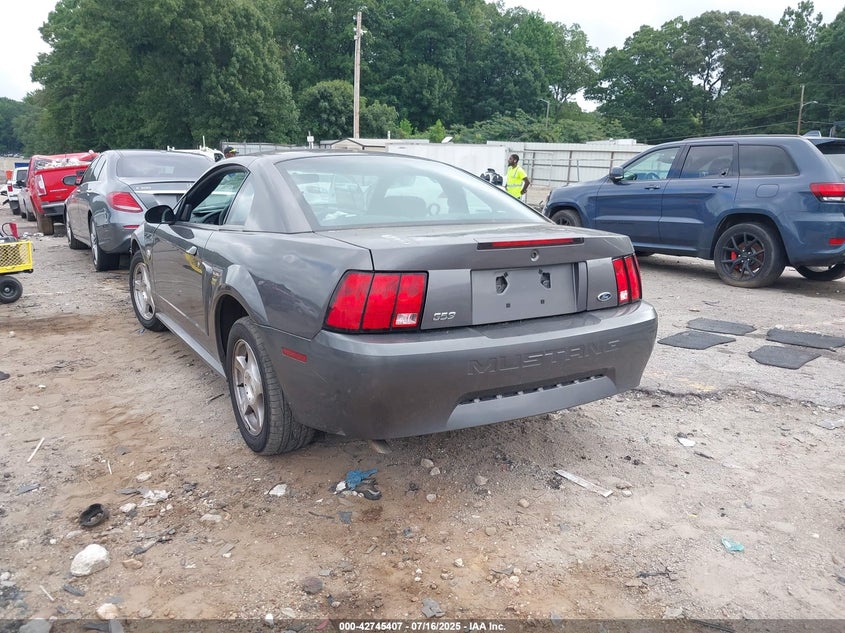 2004 Ford Mustang grey coupe gasoline 1FAFP40624F161301 photo #4