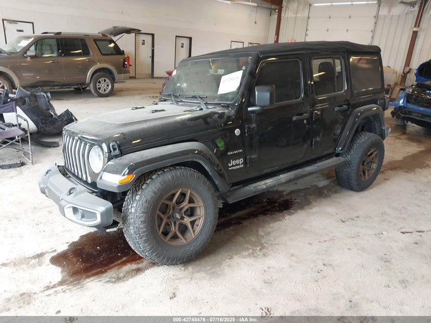 2018 JEEP WRANGLER UNLIMITED SAHARA 4X4 - 1C4HJXEN9JW283252