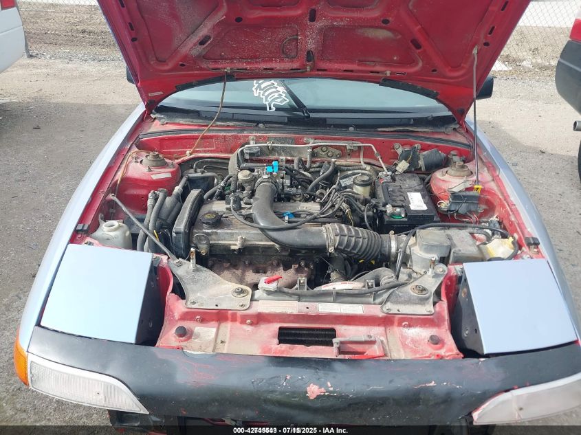 1991 Mercury Capri VIN: 6MPCT01ZXM8616807 Lot: 42745543