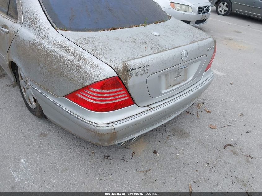 2005 Mercedes-Benz S 500 4Matic VIN: WDBNG84J95A435019 Lot: 42745763