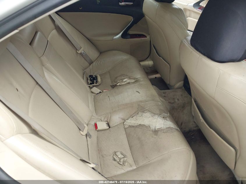 2007 Lexus Is 250 VIN: JTHCK262672011416 Lot: 42746479