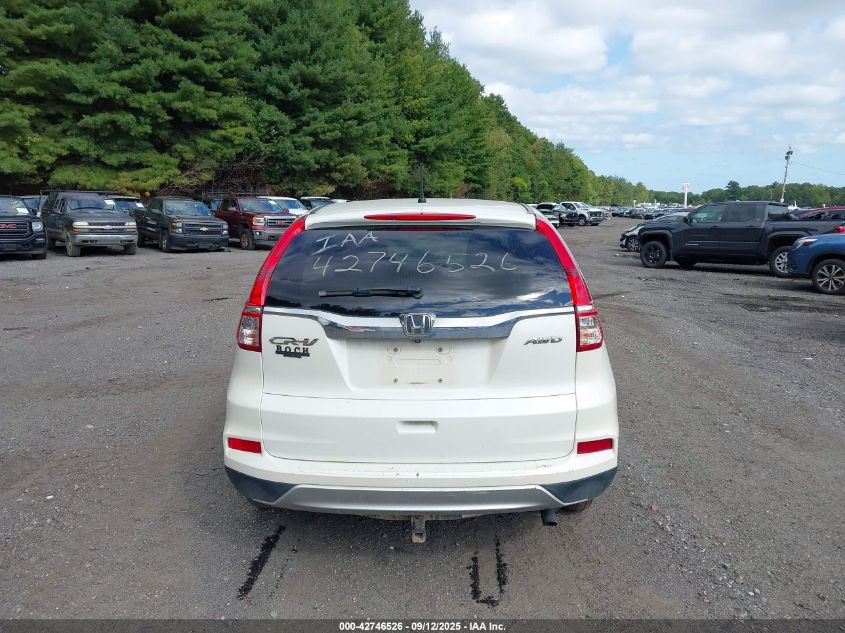 2015 Honda Cr-V Ex VIN: 5J6RM4H52FL025941 Lot: 42746526