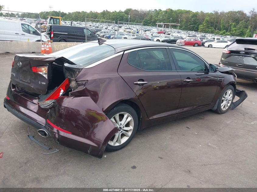 Vin: knagnya74b5055301, lot: 43240086, kia optima 20114