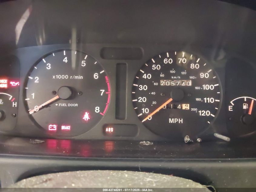 1998 Isuzu Rodeo Ls/S VIN: 4S2CK58W3W4326054 Lot: 42748281