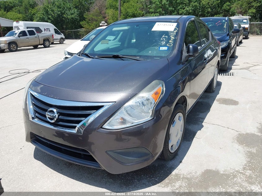 Vin: 3n1cn7ap2fl863948, lot: 43242558, nissan versa 1.6 s+ 20152