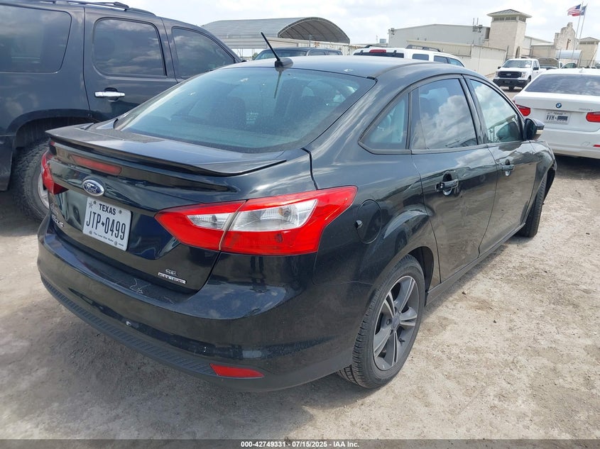 Vin: 1fadp3f21dl265821, lot: 43242605, ford focus se 20134