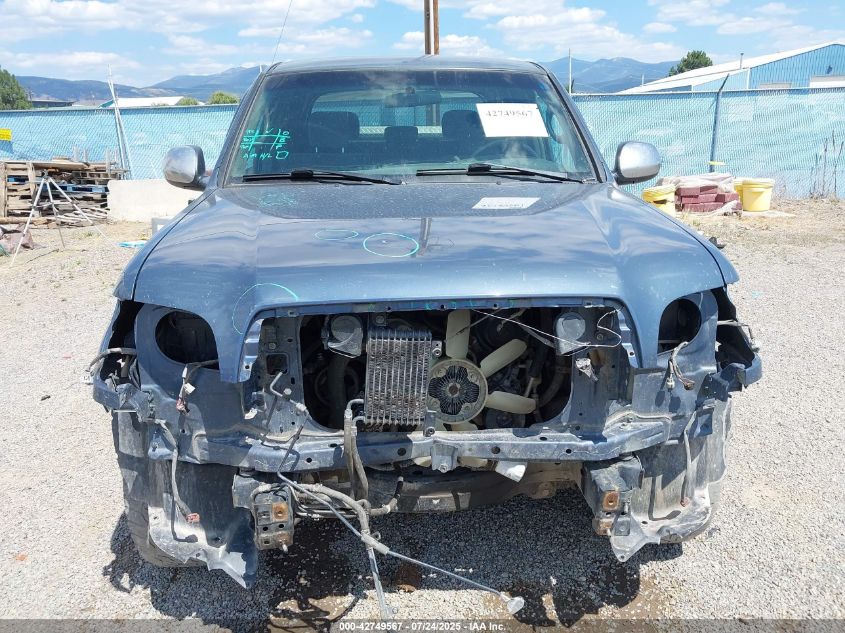 2006 Toyota Tundra Sr5 V8 VIN: 5TBDT44156S515707 Lot: 42749567