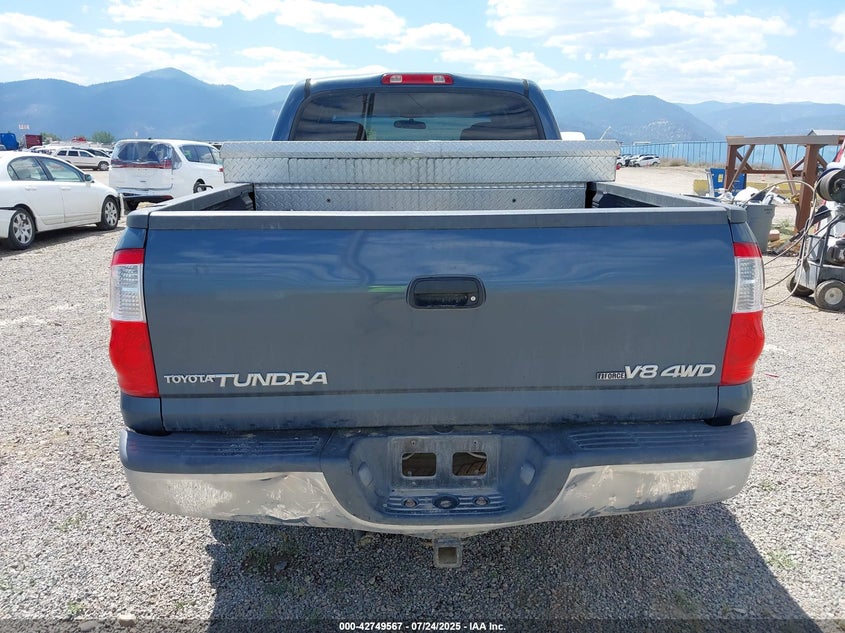 2006 Toyota Tundra Sr5 V8 VIN: 5TBDT44156S515707 Lot: 42749567