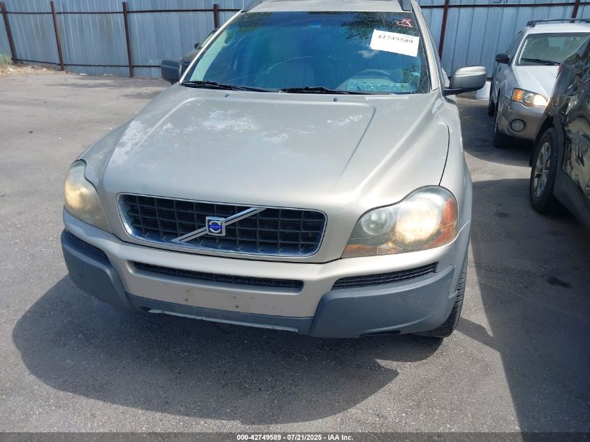 2004 Volvo Xc90 2.5T VIN: YV1CY59H741076112 Lot: 42749589