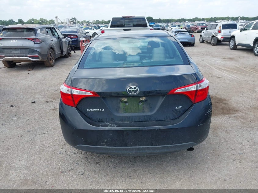 2015 Toyota Corolla Le VIN: 5YFBURHE7FP280547 Lot: 42749748
