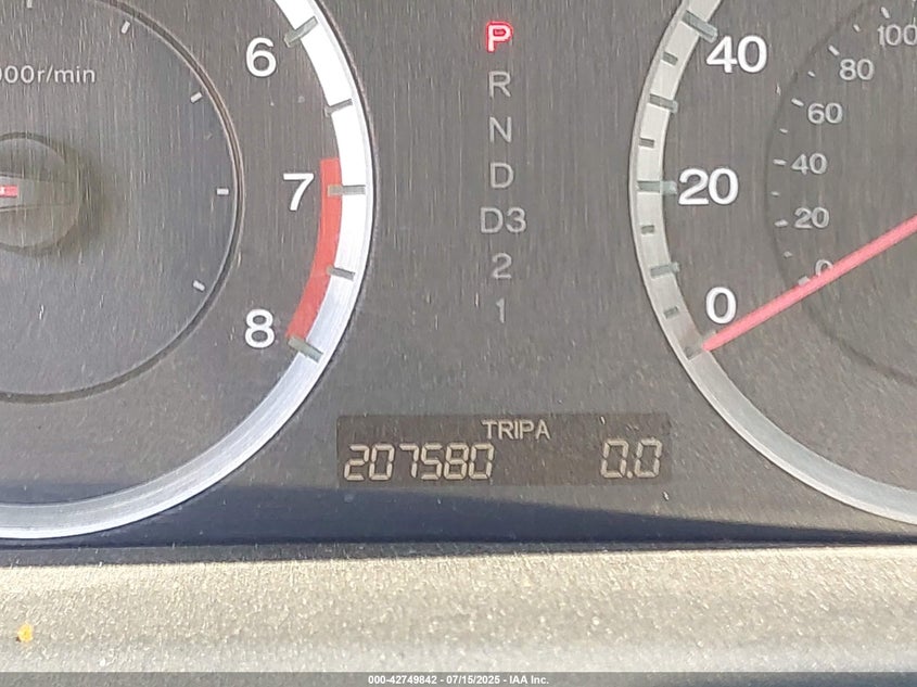 2008 HONDA ACCORD VIN: 1HGCP368X8A058308