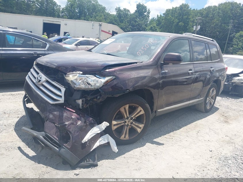 Vin: 5tdyk3eh1bs035076, lot: 43243358, toyota highlander limited v6 20112