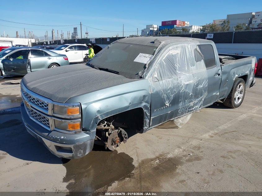 Vin: 3gcpcrec6eg168483, lot: 43243753, chevrolet silverado 1500 1lt 20142