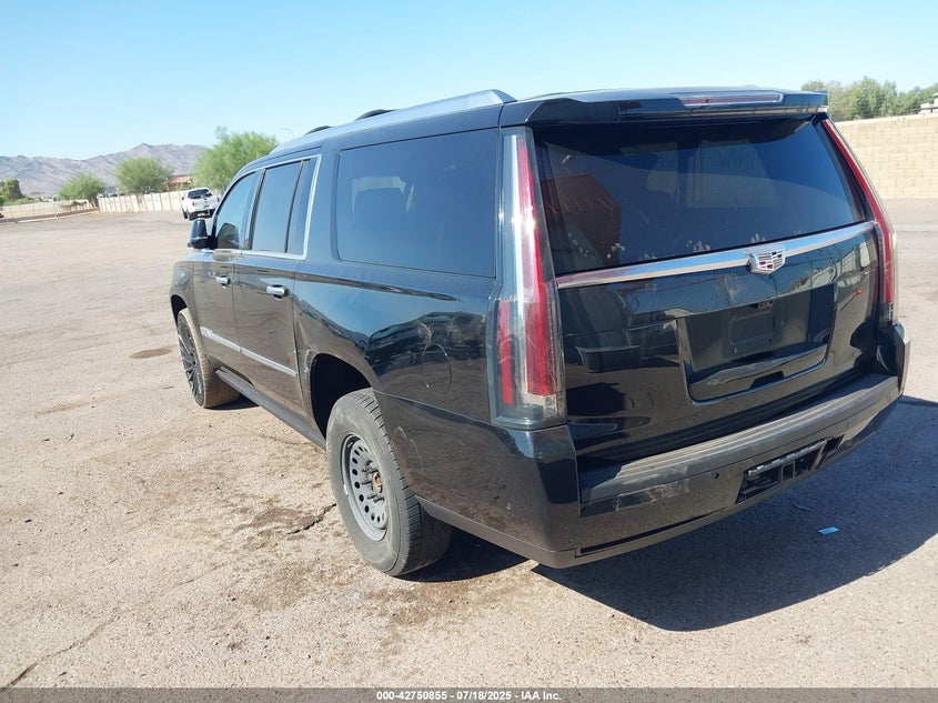 Vin: 1gys4kkj5jr383472, lot: 43244129, cadillac escalade esv platinum 20183