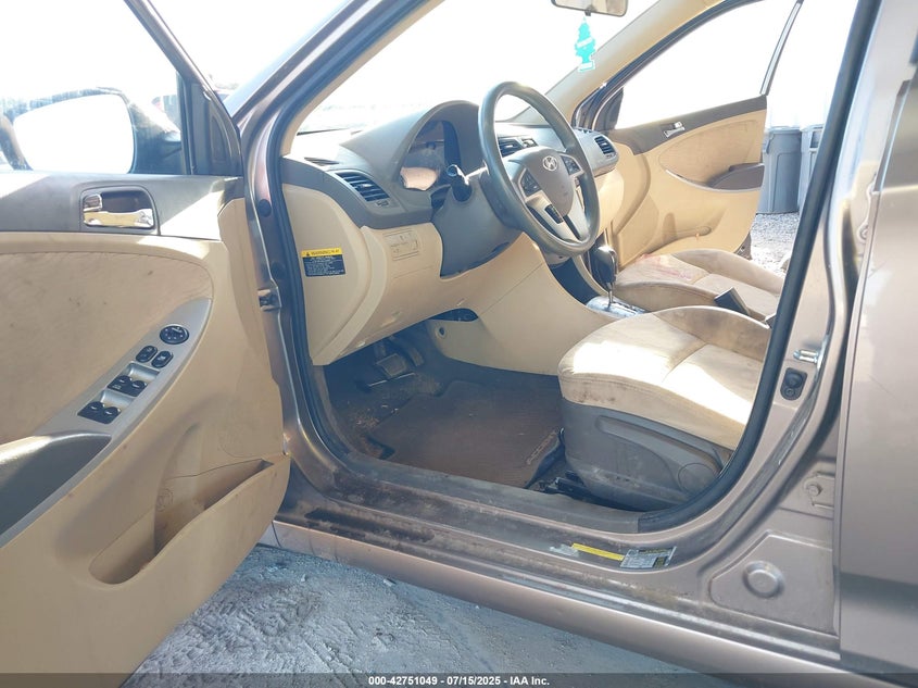 2013 HYUNDAI ACCENT GLS - KMHCU4AE1DU340206