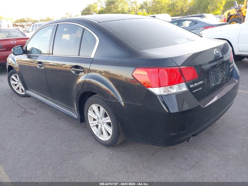 2011 Subaru Legacy 2.5I Premium VIN: 4S3BMBC62B3235588 Lot: 42751197