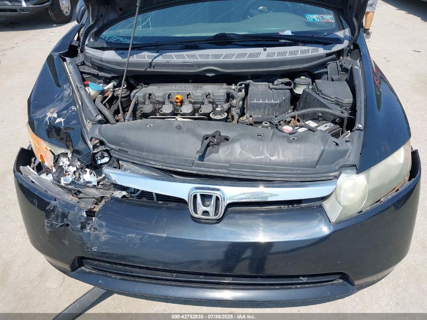 2008 Honda Civic Lx VIN: 2HGFA16568H318679 Lot: 42752835