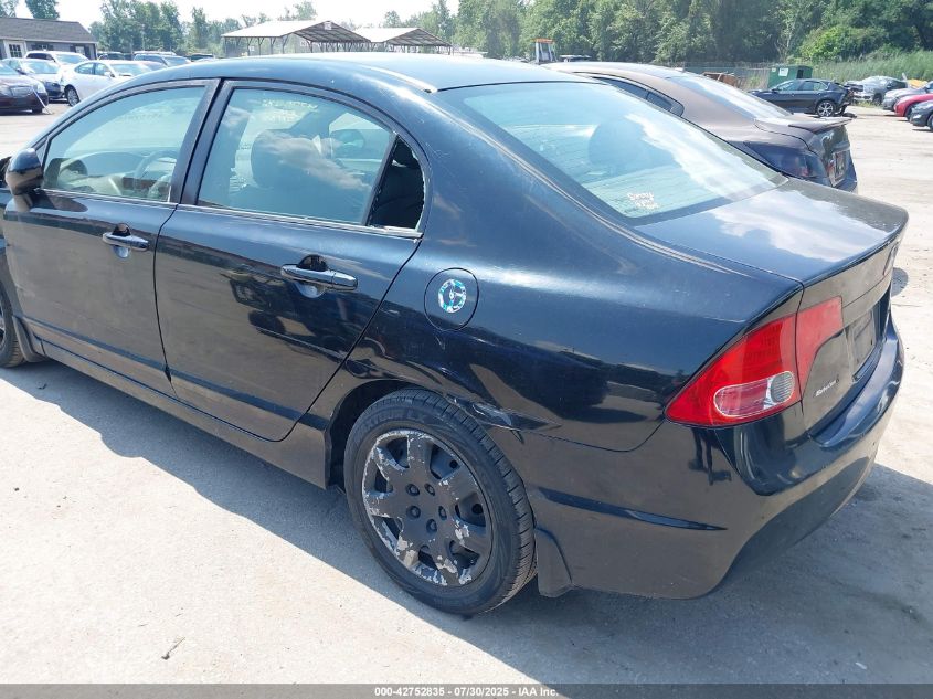 2008 Honda Civic Lx VIN: 2HGFA16568H318679 Lot: 42752835