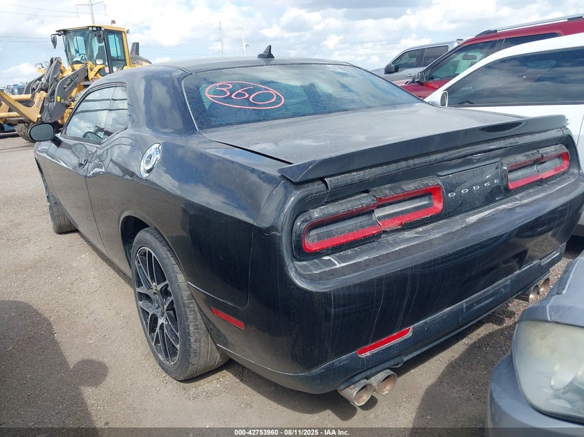 Vin: 2c3cdzagxfh783693, lot: 43247285, dodge challenger sxt 20153