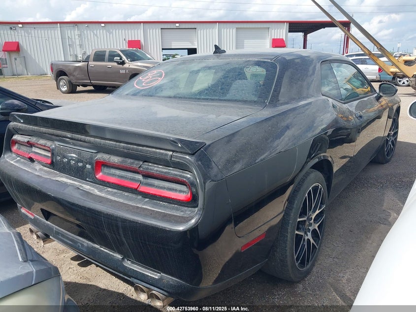 Vin: 2c3cdzagxfh783693, lot: 43247285, dodge challenger sxt 20154