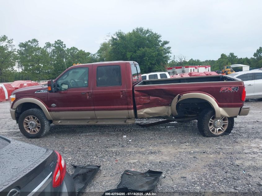 2012 Ford F-350 Lariat VIN: 1FT8W3BT7CEC75706 Lot: 42754285