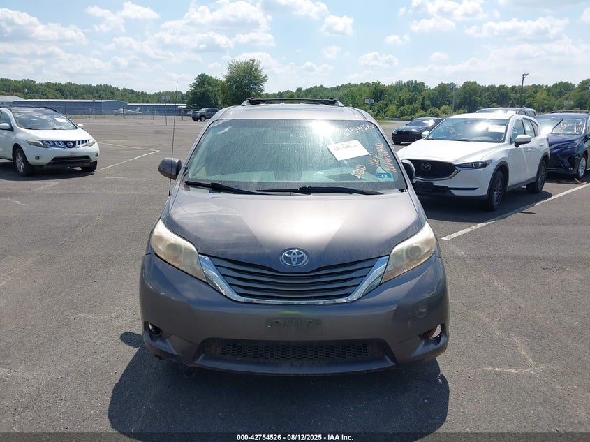 2012 Toyota Sienna Xle V6 8 Passenger VIN: 5TDYK3DC0CS255770 Lot: 42754526