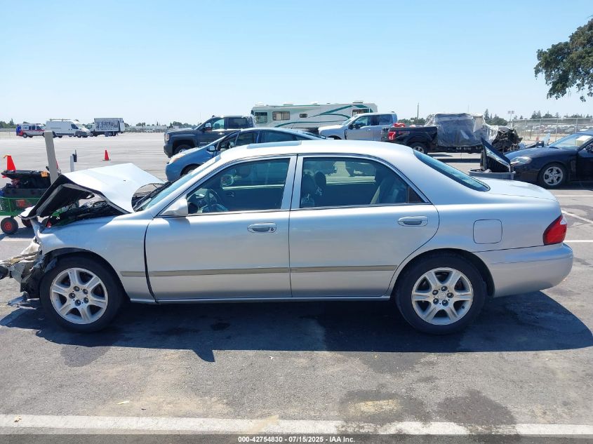 2001 Mazda 626 Es V6/Lx V6 VIN: 1YVGF22D615204664 Lot: 42754830