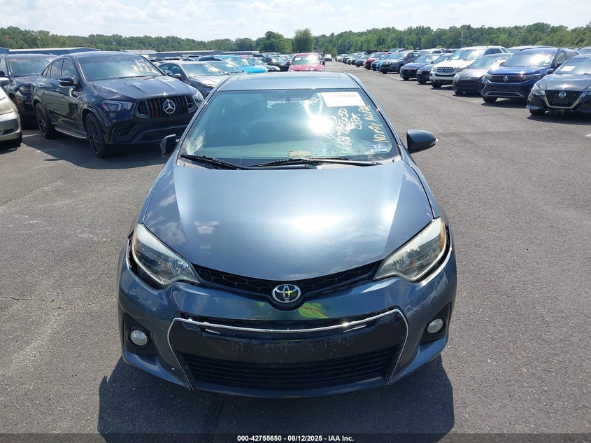 2015 Toyota Corolla L/Le/Le Pls/Prm/S/S Pls VIN: 2T1BURHEOFC467306 Lot: 42755650