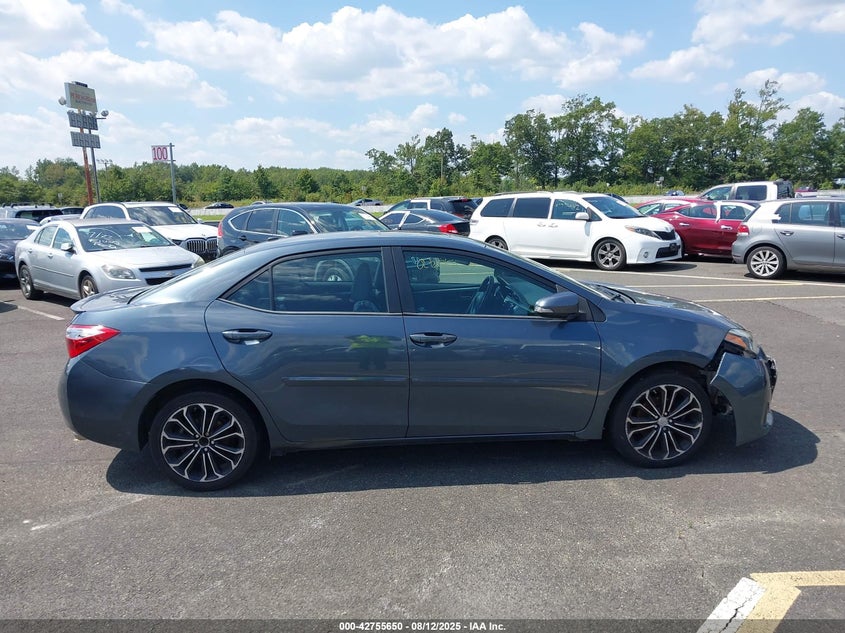 2015 Toyota Corolla L/Le/Le Pls/Prm/S/S Pls VIN: 2T1BURHEOFC467306 Lot: 42755650