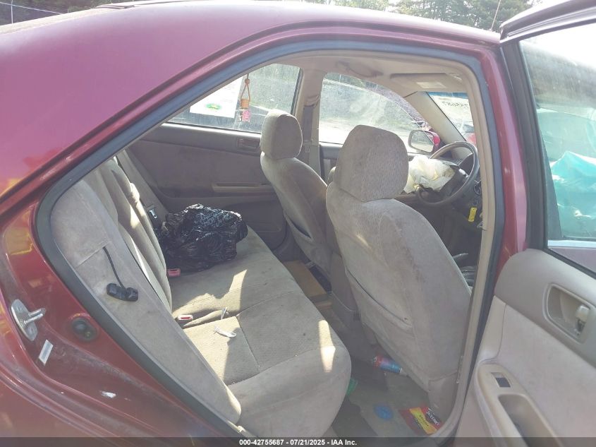 2002 Toyota Camry Le V6 VIN: 4T1BF32KX2U030055 Lot: 42755687