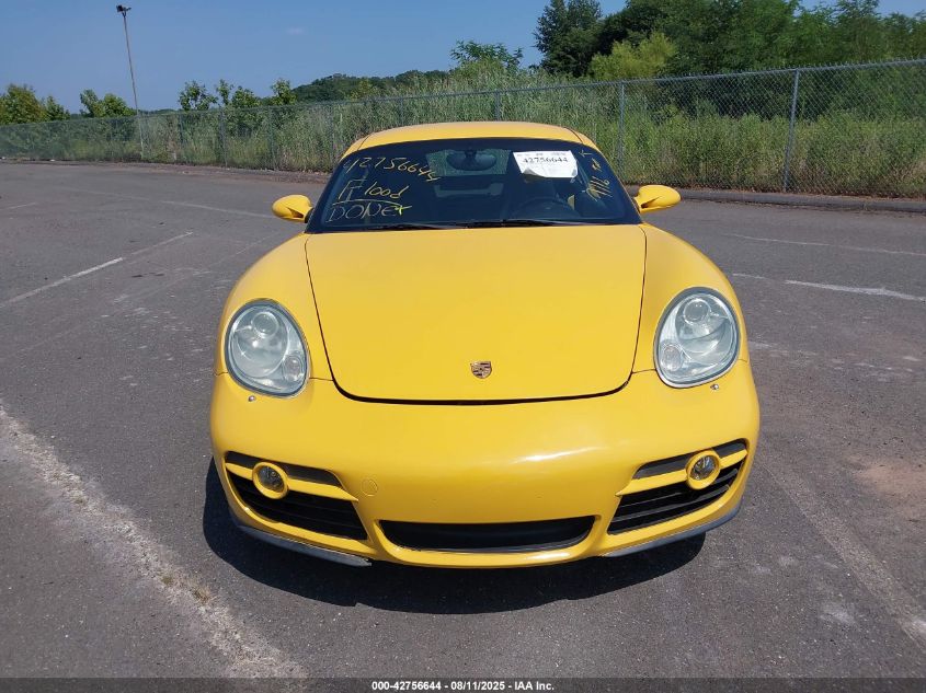 2007 Porsche Cayman VIN: WP0AA29877U760080 Lot: 42756644