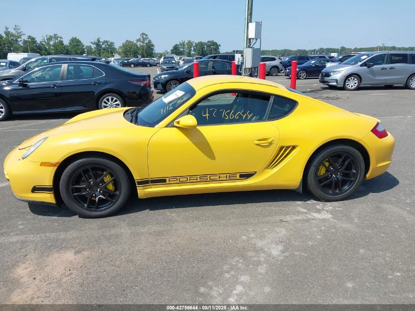 2007 Porsche Cayman VIN: WP0AA29877U760080 Lot: 42756644