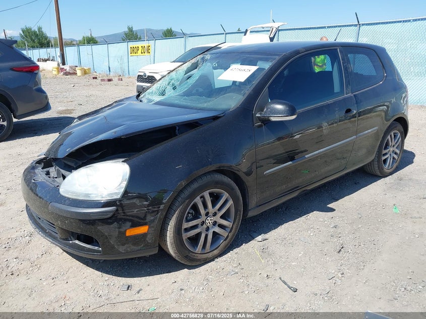 2009 Volkswagen Rabbit S WVWAA71K89W143315 photo #3