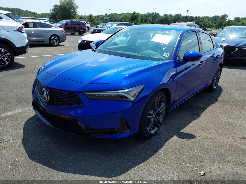 2025 Acura Integra A-Spec Technology blue hatchback gasoline 19UDE4H69SA007983 photo #3