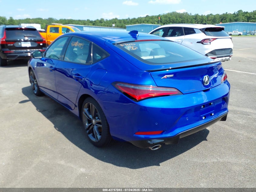 2025 Acura Integra A-Spec Technology blue hatchback gasoline 19UDE4H69SA007983 photo #4
