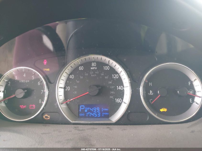 2009 Hyundai Sonata Gls VIN: 5NPET46C29H485800 Lot: 42757096