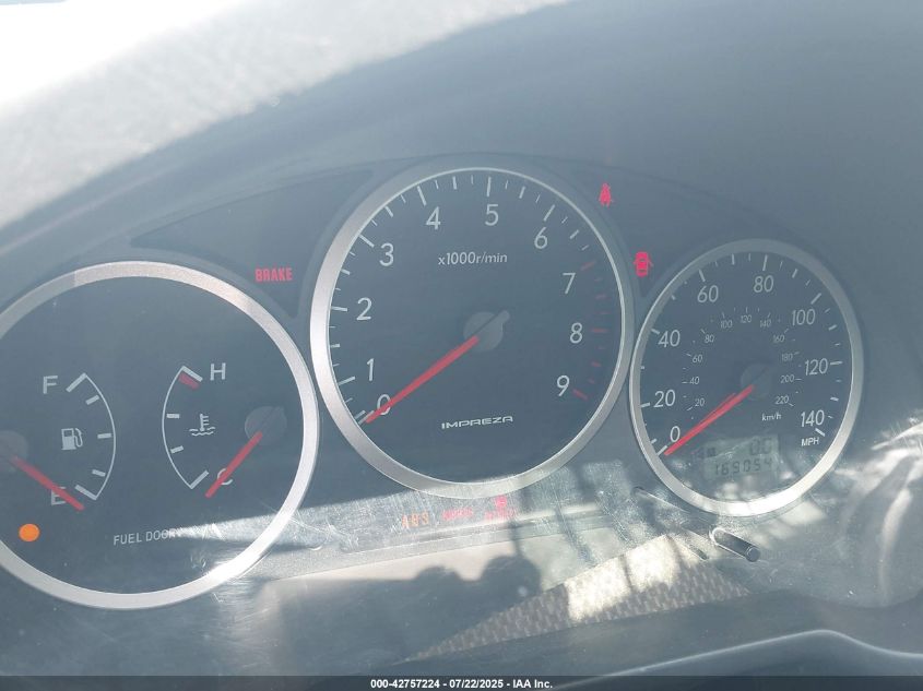 2005 Subaru Impreza Wrx VIN: JF1GG29655G810936 Lot: 42757224