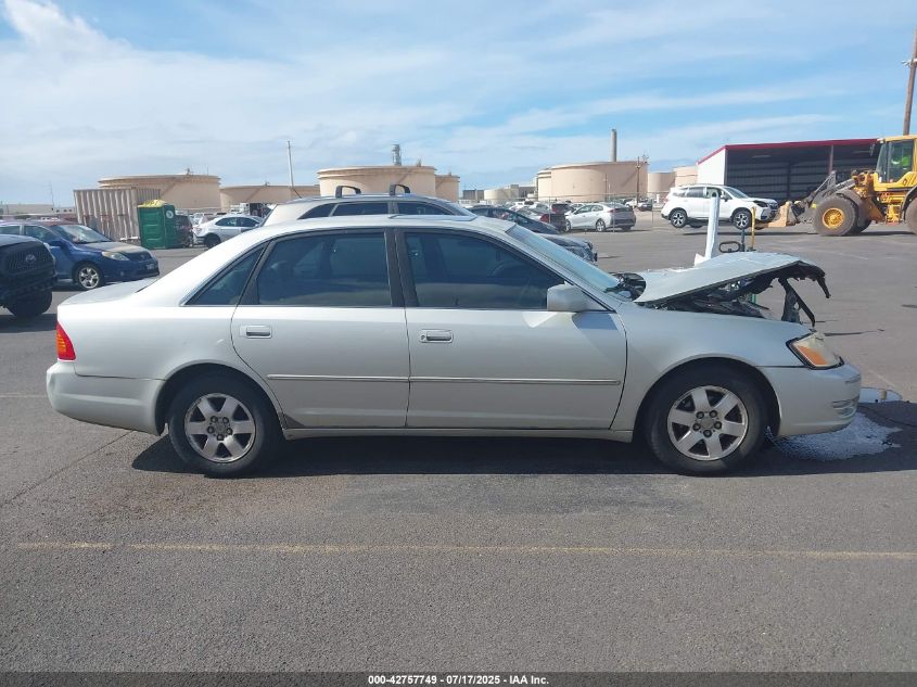 2000 Toyota Avalon Xl VIN: 4T1BF28B7YU084018 Lot: 42757749