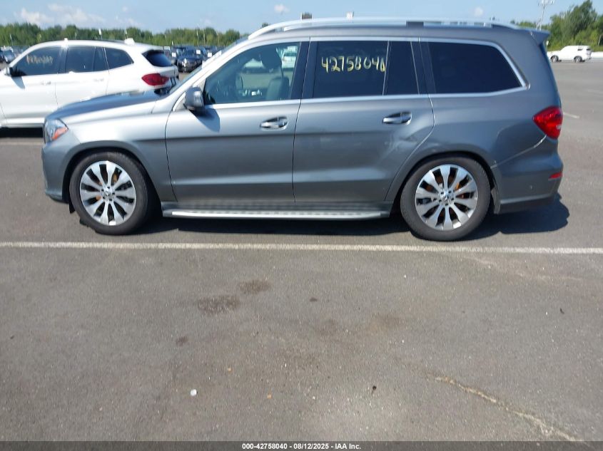 2018 Mercedes-Benz Gls 450 4Matic VIN: 4JGDF6EE1JB027541 Lot: 42758040
