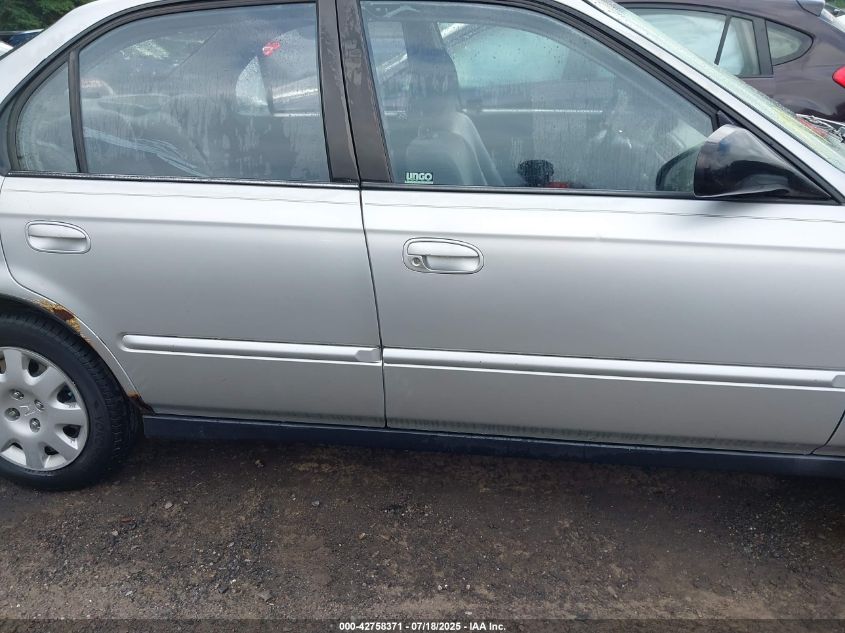 2000 Honda Civic Value Package VIN: 2HGEJ6611YH546899 Lot: 42758371