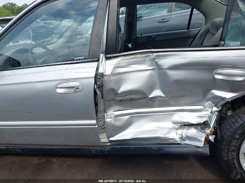 2000 Honda Civic Value Package VIN: 2HGEJ6611YH546899 Lot: 42758371